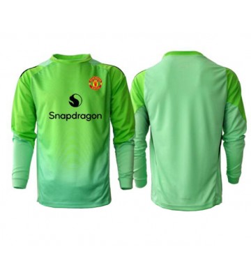 Lacne Muži Futbalové dres Manchester United Brankarsky  2025-26 Dlhy Rukáv - Tretina